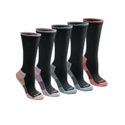 Genuine Dickies Women's Dri-Tech Crew Socks, 5-Pack