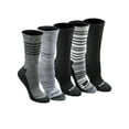 thumbnail image 1 of Genuine Dickies Women's Dri-Tech Striped Asst Crew Socks, 5-Pack, 1 of 6