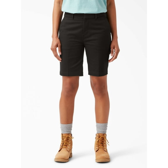 Genuine Dickies Women's Perfectly Slimming FLEX Twill Shorts