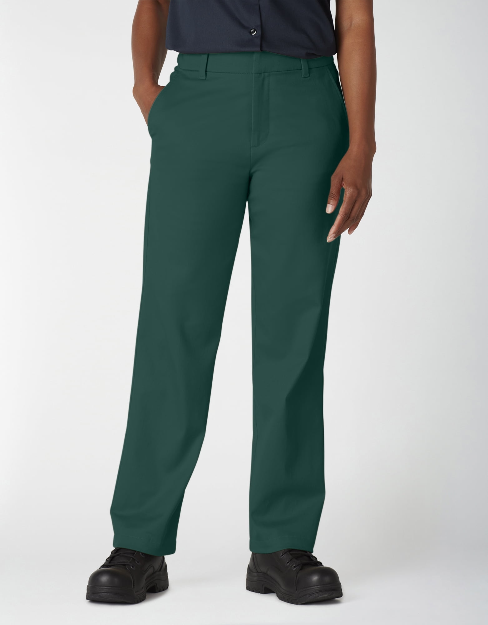 Understrege Invitere grinende Genuine Dickies Women's Relaxed Fit Straight-Leg Flat Front Pant -  Walmart.com