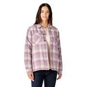 Genuine Dickies Women's Sherpa Lined Flannel Shirt Jacket