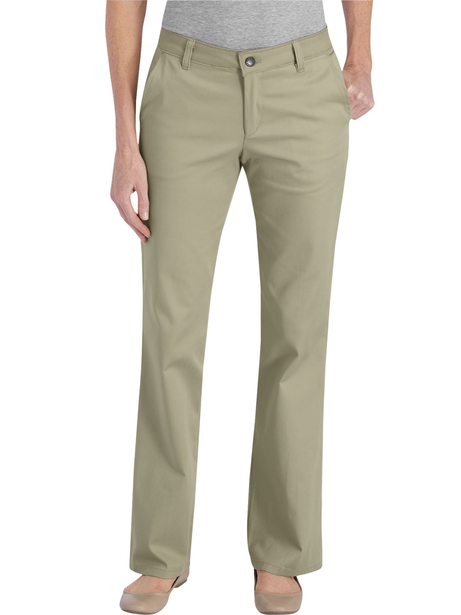 Dickies women's slim fit bootcut stretch twill pant sale