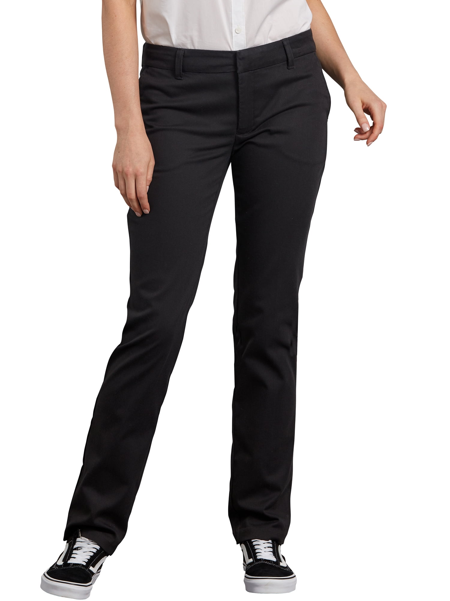 Dickies Women's Size Perfect Shape Straight Twill Pant-Plus, Rinsed Navy, 16  : : Clothing, Shoes & Accessories