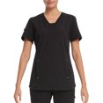 thumbnail image 1 of Genuine Dickies Women’s Stretch Twill V-Neck Rib-Knit Trim Scrub Top, WM12T914, 1 of 7