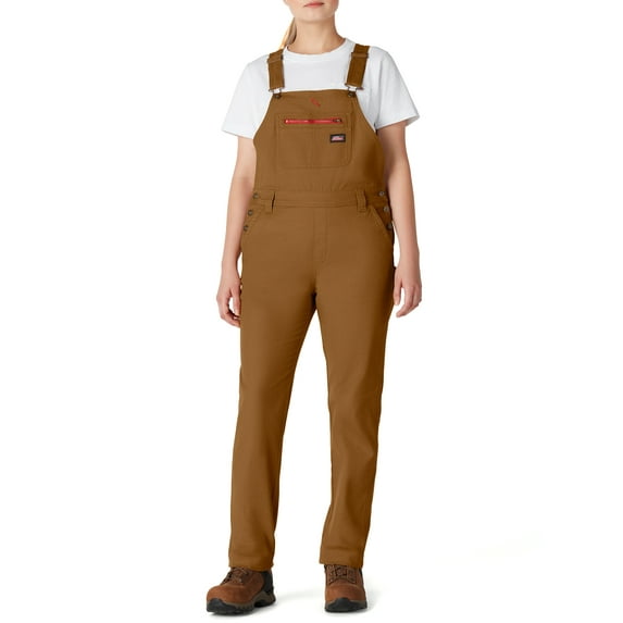 Genuine Dickies Womens FLEX Duck Utility Bib Overall