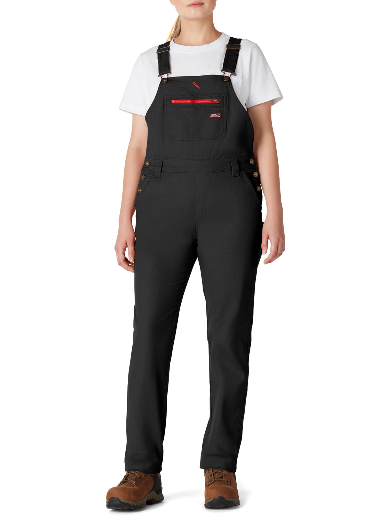 Genuine Dickies Womens FLEX Duck Utility Bib Overall
