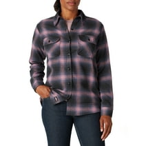 Genuine Dickies Womens Long Sleeve Flannel Work Shirt