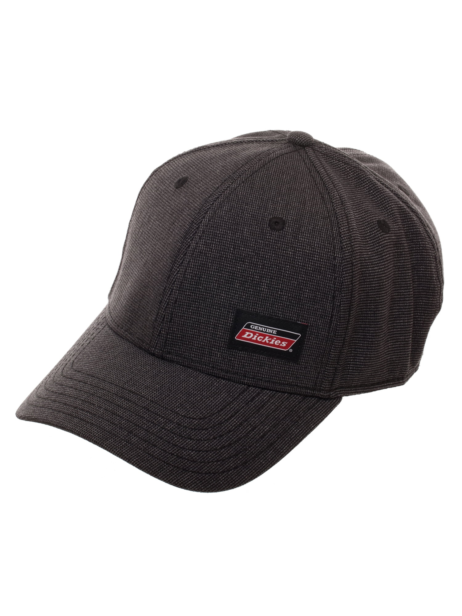 Genuine Dickies Woven Charcoal Stretch Fit Hat with Contrast Stitching