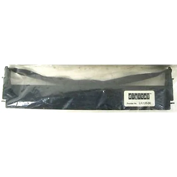Genuine Digital Dec La70R-06 Black Fabric Dot Matrix Printer Ribbon (1)