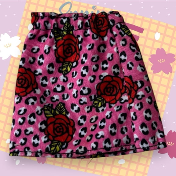 Genuine Doll Skirt Tutu Fashion LOL OMG Clone Bratz Clothing Burdundy Red Buy It Now 376977523928