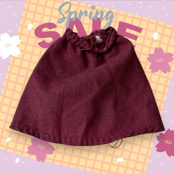 Genuine Doll Skirt Tutu Fashion LOL OMG Clone Bratz Clothing Burdundy Red Buy It Now 376977524620