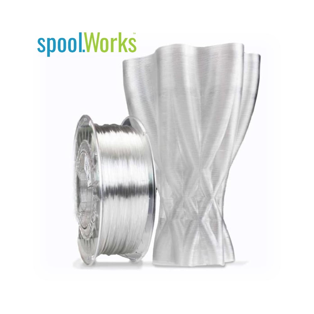 Genuine E3D spoolWorks EDGE Filament - 2.85mm, 750g, Clear Crystal01