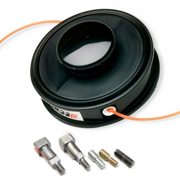 Genuine Echo SRM Universal Echomatic Trimmer Bump Head w/ Adapters for SRM Straight Shaft Trimmers fits 21560070 ECHOmatic Head, 99944200540, 99944200545 / 21560050, 200095200, 21560070