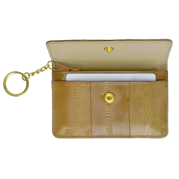 Genuine Eel Skin Leather Womens Coin Change Purse E 855