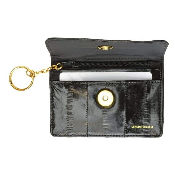 Genuine Eel Skin Leather Womens Coin Change Purse E 855