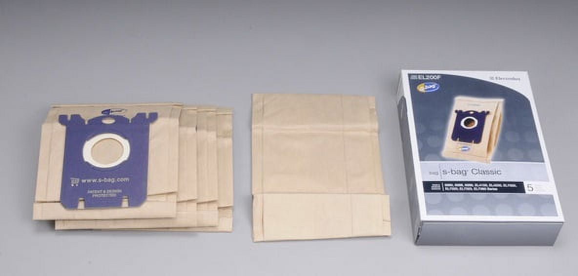  Geniune Electrolux S-Bag Classic Vacuum Bag, Case Pack of 20  Bags - Household Vacuum Bags Canister