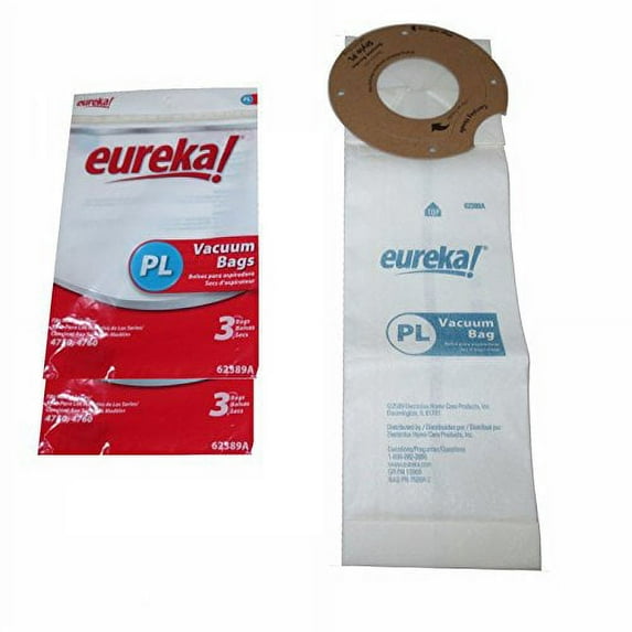 Genuine Eureka PL Vacuum Bag 62389A - 6 Pack