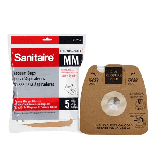 Genuine Eureka Sanitaire Style MM 3670 Vacuum Bags Premium Type Vac Mighty Mite [150 Bags]