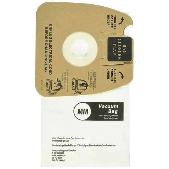Genuine Eureka Sanitaire Style MM 3670 Vacuum Bags Type Vac Mighty Mite 60295C-6 [Single Loose Bag]