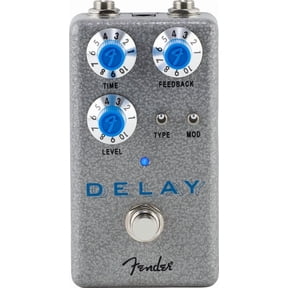 Genuine FENDER Hammertone Delay Pedal, Solid Aluminum Stomp Box #0234572000