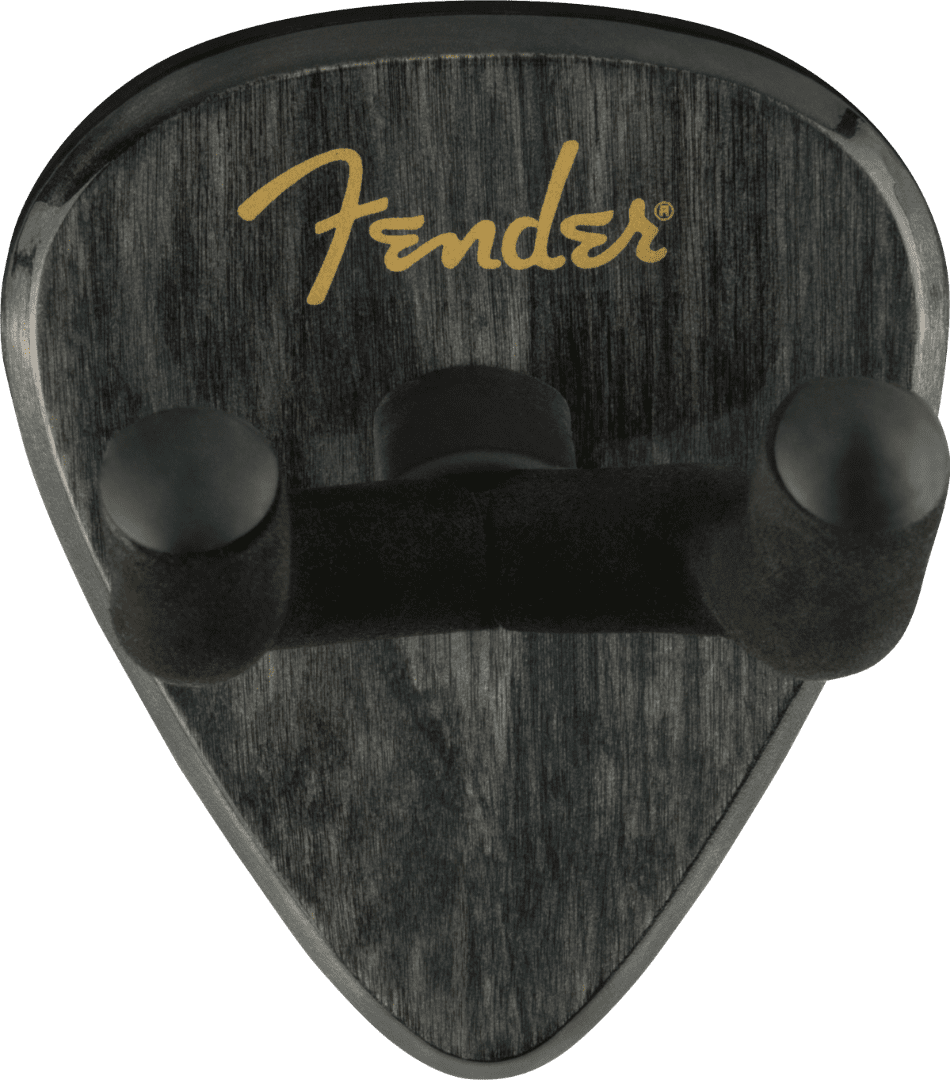 Genuine Fender 351 Guitar Wall Hanger with Wooden Base in Black #0991803023