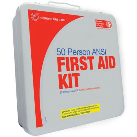 Genuine First Aid Easy Access 50 Person ANSI First Aid Kit (1 Unit)