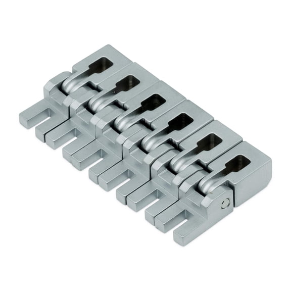 Genuine Floyd Rose Original Saddle Set (6) - Satin Chrome