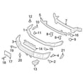 thumbnail image 1 of Genuine Ford CL1Z-17C882-A Bumper Bar Isolator Assembly, 1 of 9