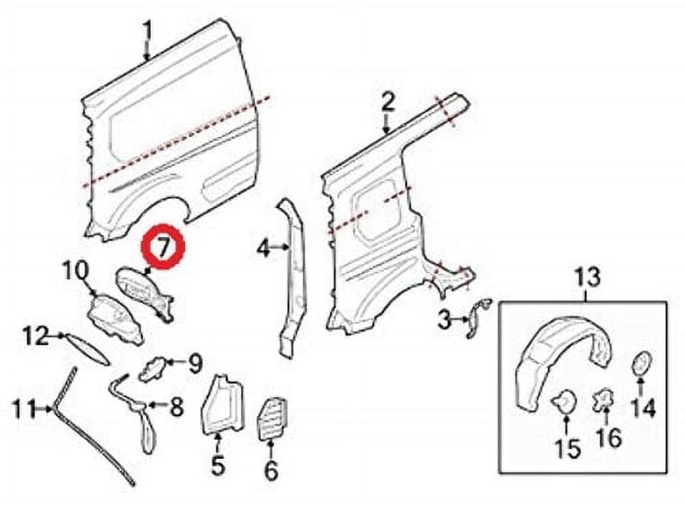 JMKTMP 84745944 Fuel Tank Filler Pipe Housing Compatible With - View #5