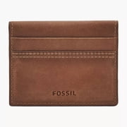Genuine Fossil Mens Slim Front Pocket Wallet Leather Credit Card Holder Bifold Wallet