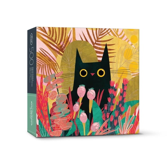 Genuine Fred BLACK CAT by Karen Obuhanych, 500 piece puzzle