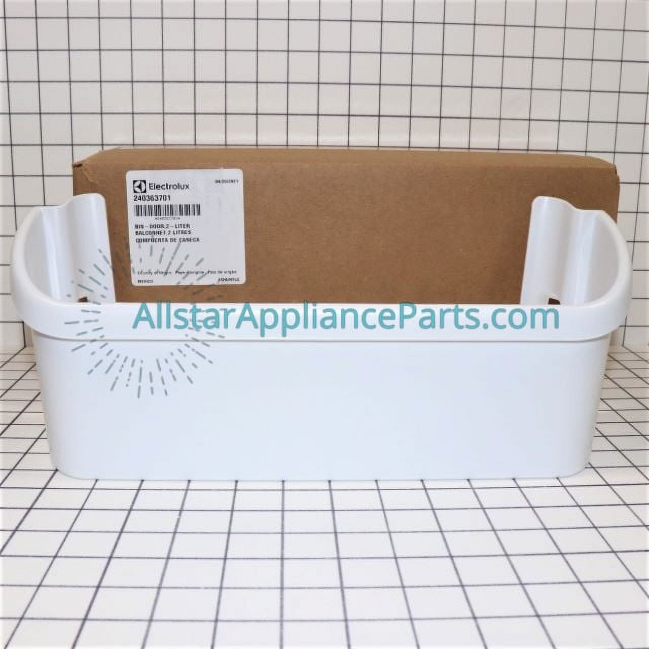 Genuine Frigidaire 240363701 Refrigerator Door Shelf Bin