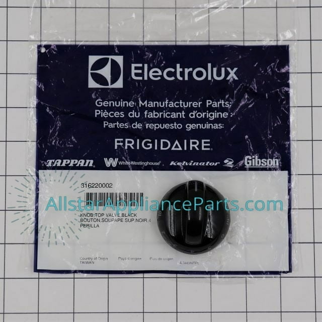 Genuine Frigidaire 316220002 Range Control Knob