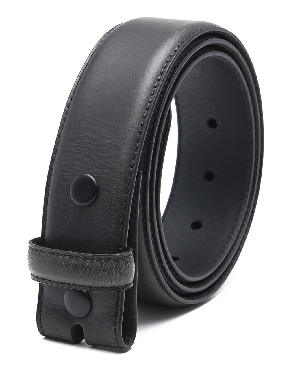 Genuine Full Grain Leather Belt Strap without Belt Buckle  display picture 1