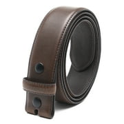 Genuine Full Grain Leather Belt Strap without Belt Buckle 1.5inch WidthMen 1.5inch Width