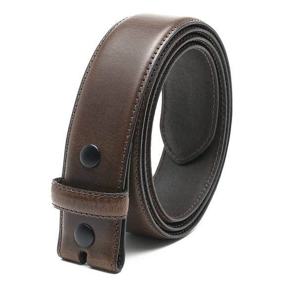 Genuine Full Grain Leather Belt Strap without Belt Buckle 1.5inch WidthMen 1.5inch Width