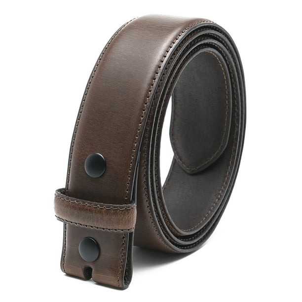 4193 Men Leather Belt Strap Without Buckle Head, 1.5-inch Width Replacement Amazon.com: uxcell Men Leather Belt Strap without Buckle  main image 4