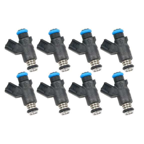 Genuine GM 12613412 Bulk Packaged 50lb/hr Truck Fuel Injectors L96 Flex Fuel 46mm Injectors - Set of 8