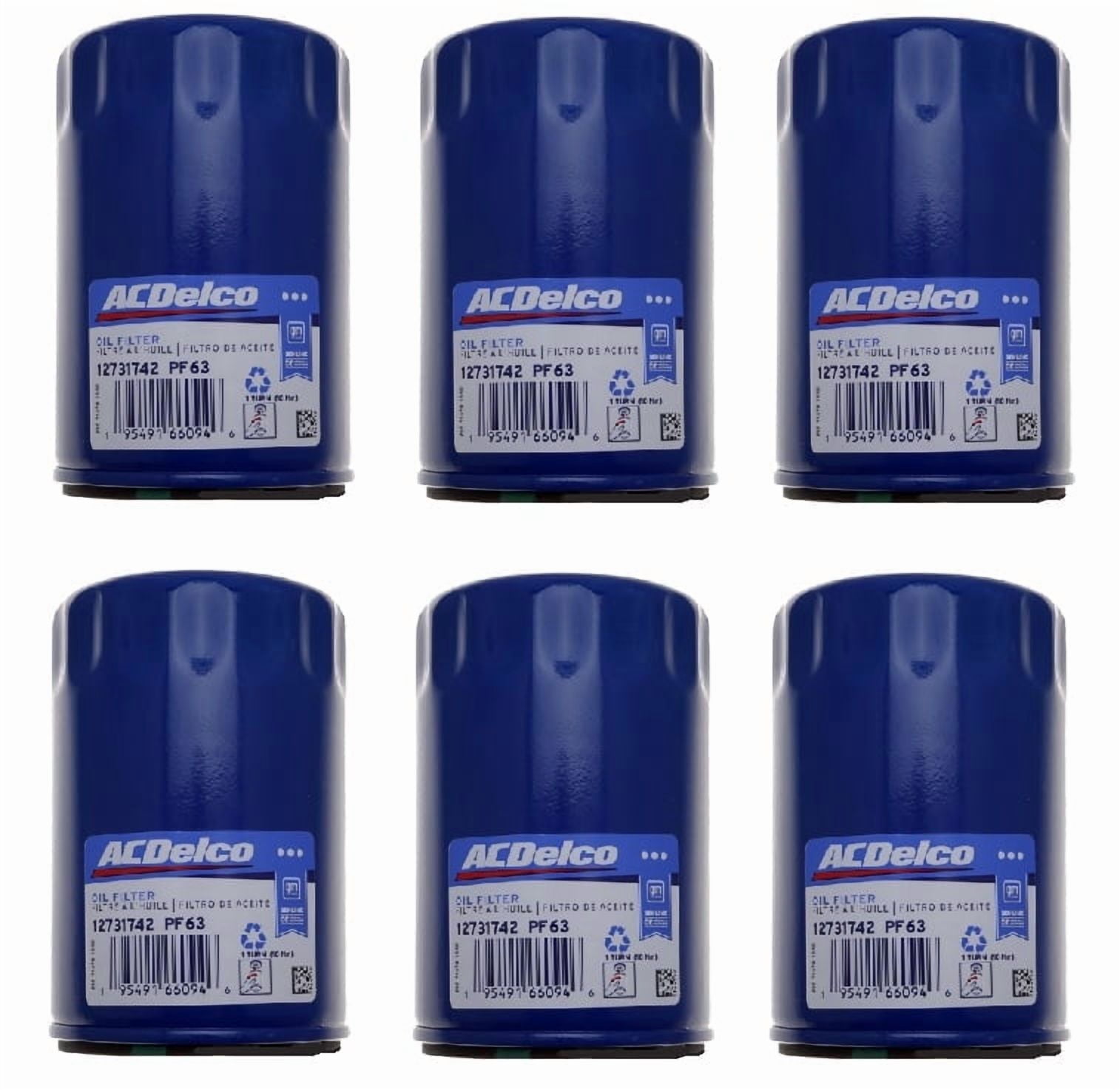 ACDelco Oil Filter (PF63) Case of 6