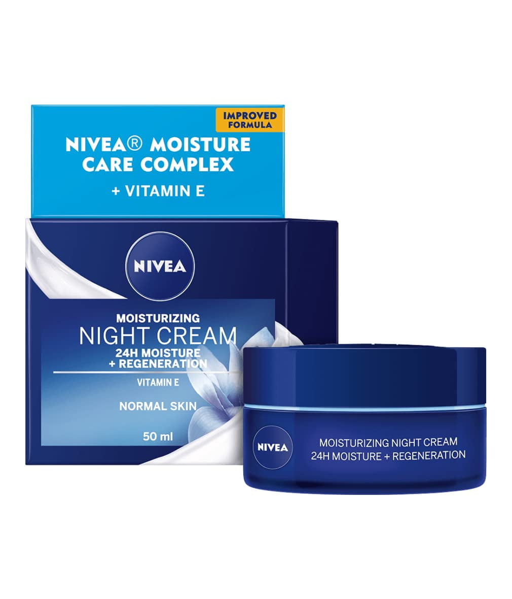 Genuine German Nivea Regenerating Night Care Cream Aqua Effect With