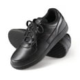 thumbnail image 1 of Genuine Grip 210 Womens Slip-Resistant Athletic Work Shoes  Wide  Black, 1 of 2