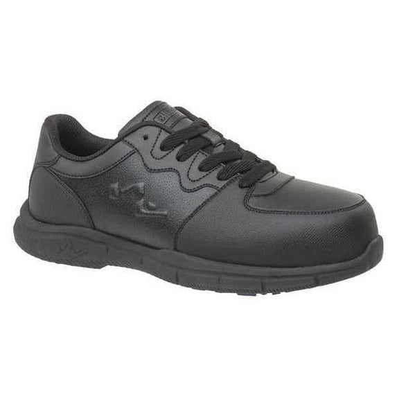 Genuine Grip Athletic Shoe,M,6,Black,PR 5020-6M