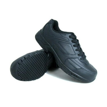 Genuine Grip 1011-16M Men Slip-Resistant Steel Toe Jogger Work Shoe, Black - Size 16