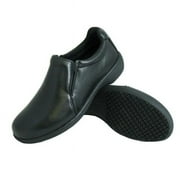 Genuine Grip 410-9W Womens Slip-Resistant Casual Work Shoes, Black - Size 9 Wide