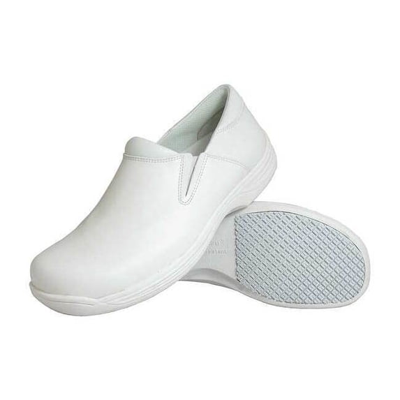 4705, Men's Loafer Shoe, 11 Wide, Leather, 4 in Height, White