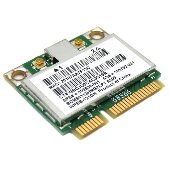 Genuine HP Wireless Card B/g/n Mini 110-3000 HP Part# 593836-001