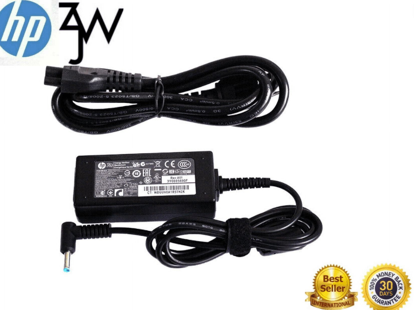 Genuine HP laptop AC Adapter Power Supply charger 19.5V 45W blue tip ...