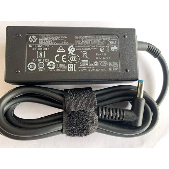 Pre-Owned Genuine HP laptop Adapter power charger 19.5v 45w blue tip 4.5x3.0mm