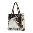thumbnail image 1 of Myra Bag Women's Harion Front Pocket Bag Faux Fur Double Handle Animal Print New, 1 of 3