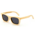 thumbnail image 1 of Genuine Handmade Wood Sunglasses Anti-glare Polarized Wooden Spring Hinges with Bamboo box, 1 of 4
